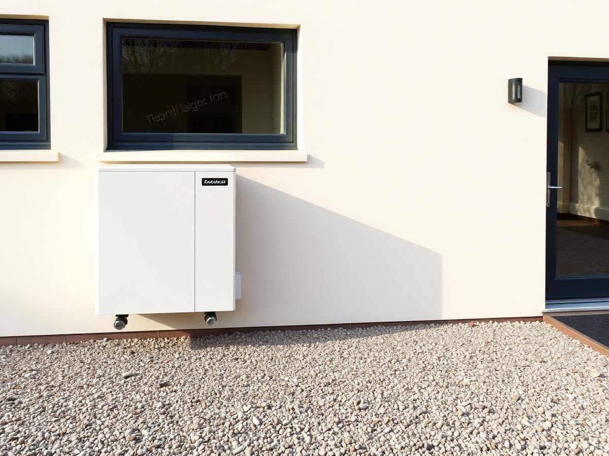 Energy-efficient heat pump installed at an Irish home